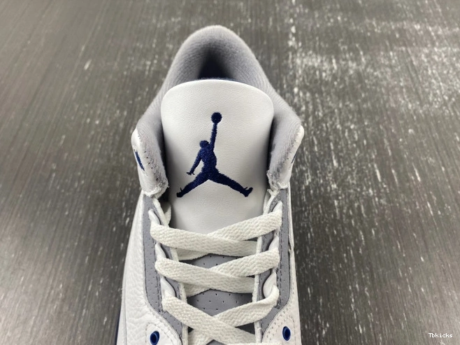 Reps TBK Jordan 3 Midnight Air CT8532-140 Navy 0824